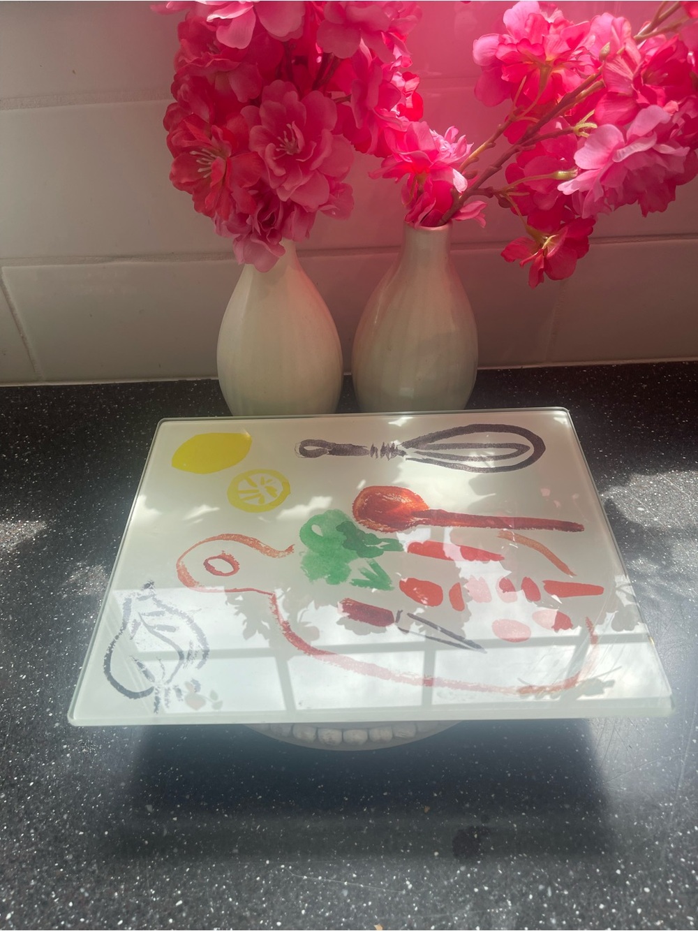 Kate Spade Glass Cutting Board